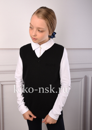 88259 Жилет для девочки удлиненный