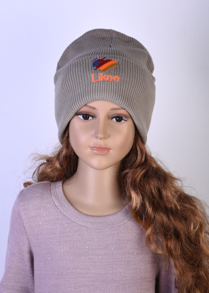 33  Шапка "Likee"  двойная