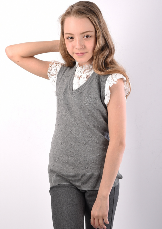 3911 Жилет для девочки 