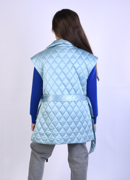 204 Жилет для девочки на синтепоне