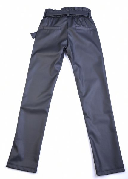 20030Б Брюки для девочки Yuke эко-кожа