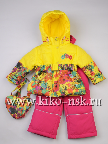 3566М Костюм на синтепоне, Желтый