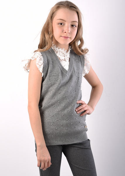 3911 Жилет для девочки 