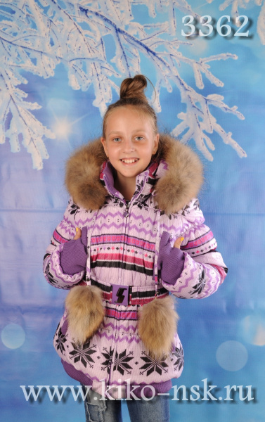 3362 Куртка для девушки на синтепоне