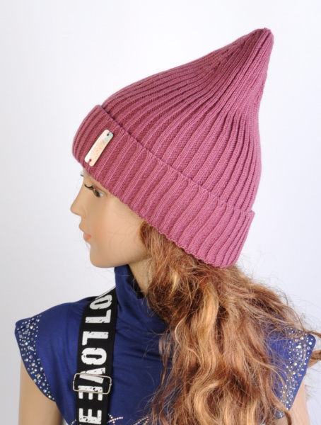 44  Шапка "Тыковка" с отворотом одинарная