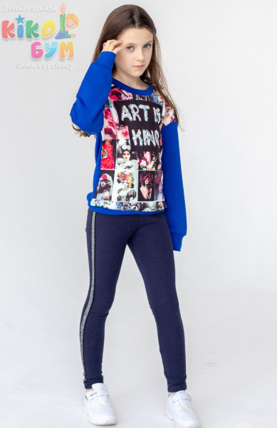 B 647 Лосины утепленные для девочки