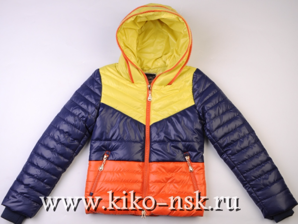 Н2617 Куртка на синтепоне, салат-синий