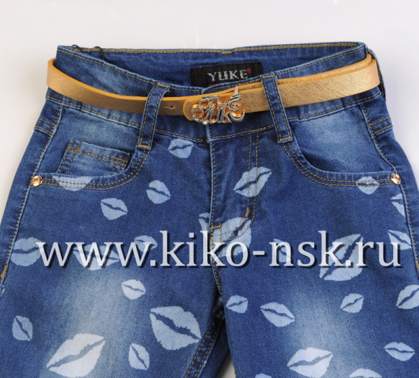 33091 Джинсы для девочки YUKE