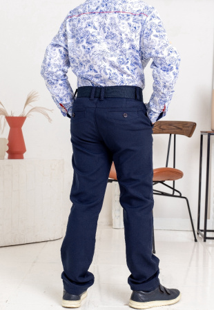 29247 Брюки для мальчика школьные 