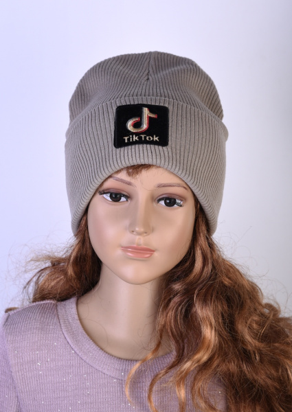 32  Шапка "TikTok"  двойная