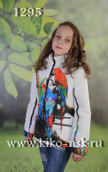 1295 Куртка для девочки на синтепоне