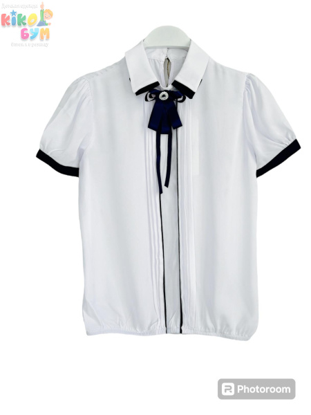 701261 Блуза шифоновая с брошью ModaLora