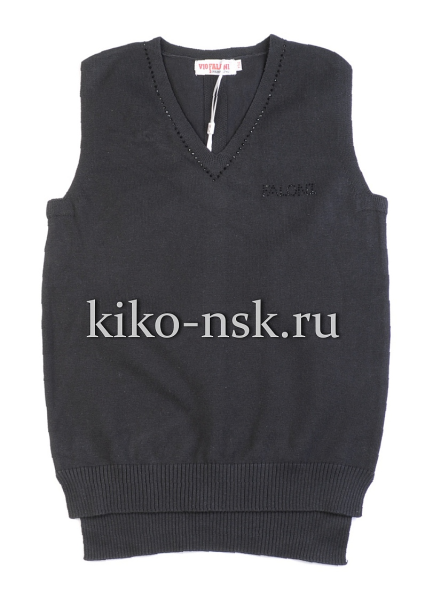 88259 Жилет для девочки удлиненный