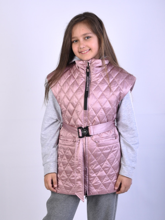 204 Жилет для девочки на синтепоне
