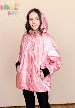 2182 Ветровка для девочки на флисе