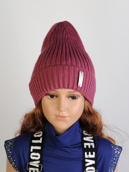 44  Шапка "Тыковка" с отворотом одинарная