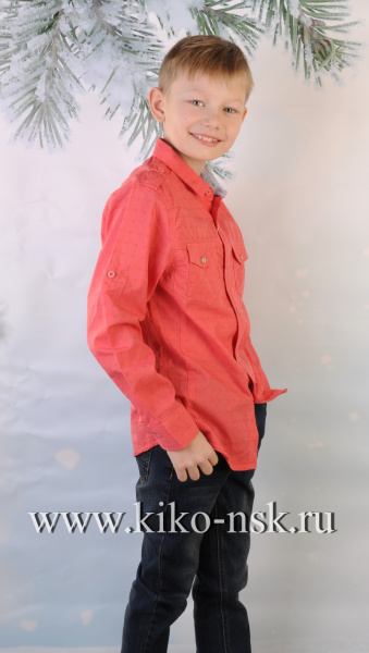 2220074А Рубашка для мальчика-подростка