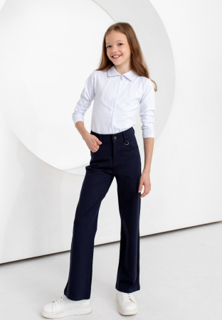 8002 Брюки школьные "Палаццо"