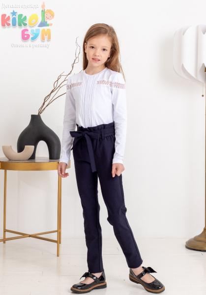 19111(22-27) Брюки школьные для девочки YUKE 