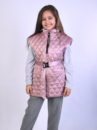 204 Жилет для девочки на синтепоне