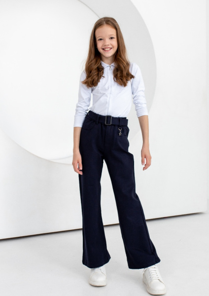 18146 Брюки школьные "Палаццо"
