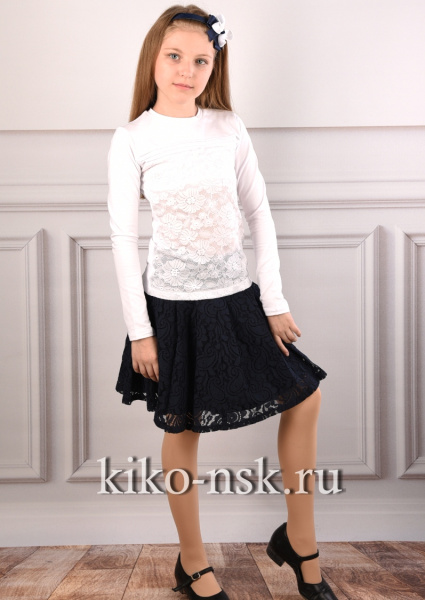 7293 Блуза школьная хлопок