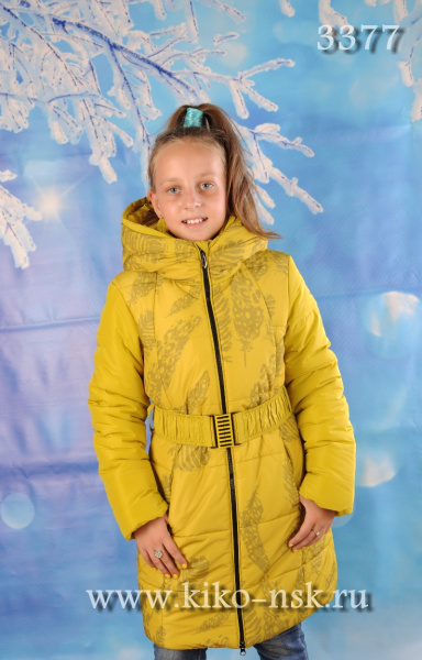 3377 Пальто для девушки на синтепоне